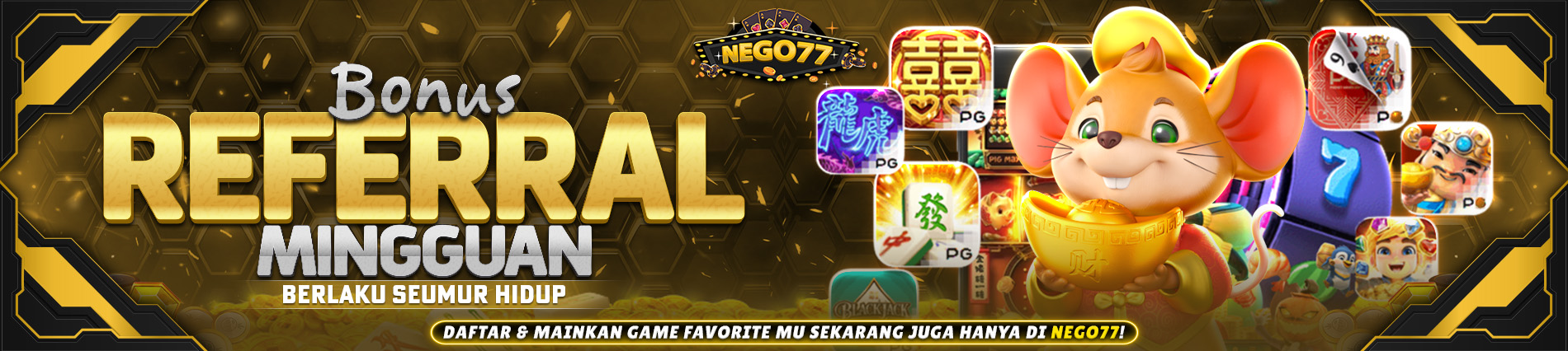 bonus refferal mingguan nego77