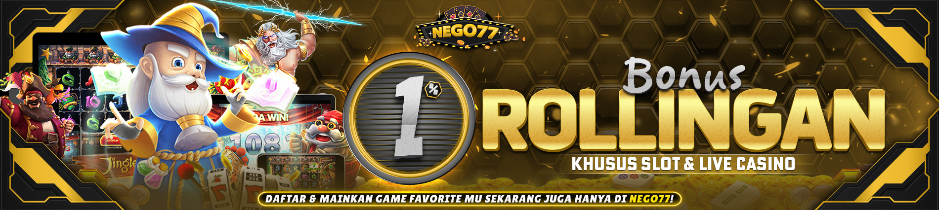 bonus rollingan mingguan nego77