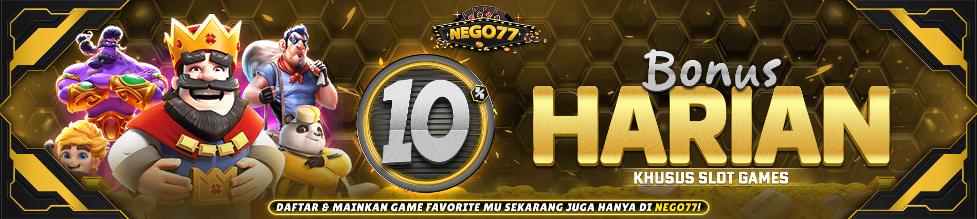bonus harian semua game nego77